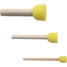 Lidyahan Store Sünger Tampon Ponpon Fırça Seti 4'lü