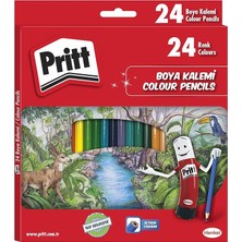 Lidyahan Store Kuru Boyalar, Canlı Renklerde Boya Kalemi, Açması Kolay ve Dayanıklı Silinebilir Kalem, Yumuşak Mineli Resim Kalemi, Kaliteli Kırtasiye Malzemesi, 24 Renkli Kalem