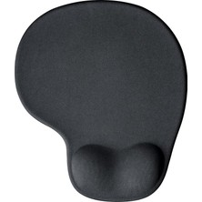 Lidyahan Store Ergonomik Bilek Destekli Mouse Pad – Kaymaz Taban, Yumuşak ve Konforlu Bilek Desteği, Uzun Süreli Kullanım Için Rahat Fare Altlığı, Siyah