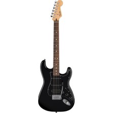 Lidyahan Store Standard Stratocaster Hss Black - Indian Laurel Elektro Gitar