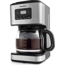 Lidyahan Store 5006COFFEEBREAK Filtre Kahve Makinesi, Inox-Siyah