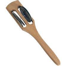 Lidyahan Store Orf-Plt-13 Örf Aletleri Ahşap Saplı El Zili (1 Adet)