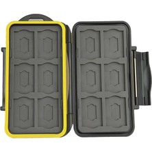 Lidyahan Store Çoklu Memory Card Case MC-SDMSD24 Hafıza Kartı Koruma Kutusu 12 Adet Sdhc ve 12 Adet Microsd Kart Için – Son Derece Su Geçirmez ve Darbeye Dayanıklı Kutu Kasa Kasa Çanta Kılıf Saklama Kutusu