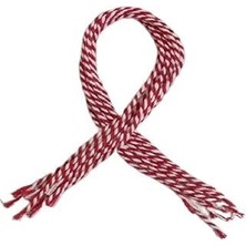 Lidyahan Store Marifetlerim - Kırmızı Beyaz Marteniçka Bilekliği 30 cm 10 Adet