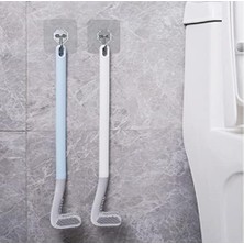 Lidyahan Store Klozet Fırçası Tuvalet Fırçası Silikon Wc Klozet Mutfak Temizlik Fırçası Kanca