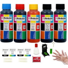 Lidyahan Store Hp 653 Kartuş Uyumlu Dolum Seti 5X100 Gr. Aparatlı+Solüsyonlu