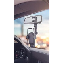 Lidyahan Store Dikiz Aynası Araç Cep Telefonu Tutucu, 360 Derece Dönebilen Dikiz Aynası Cep Telefonu Tutucu, Araba, Çalışma Masası, Yatak Için Çok Fonksiyonlu Cep Telefonu Tutucu 0599