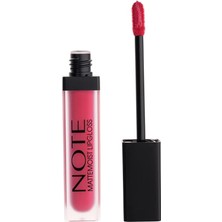 Lidyahan Store Mattemoist Lipgloss 406 Sweet Heart Yarı Mat Saten Bitişli Likit Ruj, Pembe