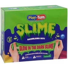Lidyahan Store Dıy Slime Hazırlama Seti, Karanlıkta Parlayan Sihirli Slime Kiti, Stem Destekli Duyusal ve Yaratıcı Oyuncak, 3+ Yaş Çocuklar Için