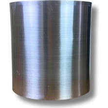 Lidyahan Store Saksı 20X20 Paslanmaz Metalik Çelik