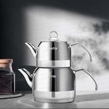 Lidyahan Store Lotus Midi Paslanmaz Çelik Çaydanlık Takımı