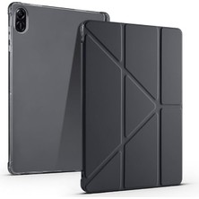 Lidyahan Store Pad X8A 11INÇ ile Uyumlu Kılıf Kalem Bölmeli Trifolding Case Siyah