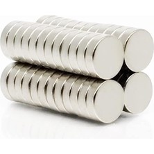Lidyahan Store Adet 10X3 mm Yuvarlak Güçlü Neodyum Mıknatıs (Çap 10 mm Kalınlık 3 Mm)