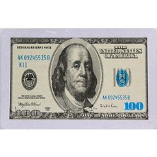 Lidyahan Store Dolar Desenli Oyun Iskambil Kağıdı Deste – Benjamin Franklin Kart Oyunu Seti