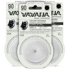 Lidyahan Store Spin Araba Klima Kokusu - Profesyonel Otomobil Kokusu | Bpa &amp; Sıvı Içermez | 90 Gün Etkili 3'lü Set (Angelıc)