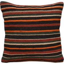Zehra Abla Halı Yeni El Dokuma Dekoratif Kilim Kırlent Yastık Kılıfı 6429