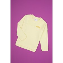 U.S. Polo Assn. Kız Çocuk Sarı Bisiklet Yaka Sweatshirt 50317991-VR044