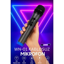 L'edoren WN01 Ses Sistemi Hoparlör Için Kablosuz El Mikrofonu