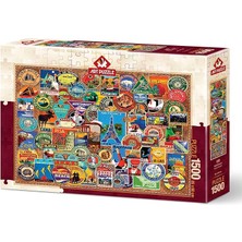 Lidyahan Store Puzzle Dünya Gezgini 1500 Parça Puzzle