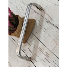 Metal Gizli Çanta Bursu 22 cm Metalik Renkli Şık Tasarım (1 Adet)