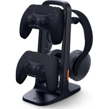 Lidyahan Store Oyun Kolu &amp; Kulaklık Standı/kablo Düzenleyici Gamer Masaüstü Contoller Organizer Black VG400 - AMP07412