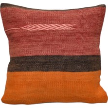 Zehra Abla Halı Yeni El Dokuma Dekoratif Kilim Kırlent Yastık Kılıfı 6443