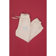 U.S. Polo Assn. Kız Çocuk Taş Simli Baskı Detaylı Jogger Eşofman Altı 50316849-VR049