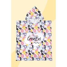 Lidyahan Store Çocuk Panço 7-10 Yaş Plaj Havlusu Create