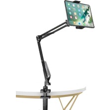 Lidyahan Store Hareketli Masa Tablet ve Telefon Tutacağı Youtuber Twitch Yayıncı Standı Ev ve Ofis Kullanımına Uygun Öğrenci Ev Hanımı Çalışan Için Tablet Tutucu J1