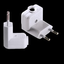 Lidyahan Store L Tipi 10A Beyaz Erkek Fiş – 250V Priz Uyumlu, 1 Adet