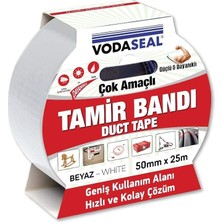 Lidyahan Store Çok Amaçlı Tamir Bandı, 50MMX25MT, Beyaz