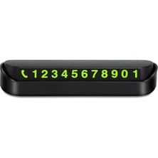 Lidyahan Store Araç Torpido Üstü Aç Kapa Numaratör Fosforlu Parktel