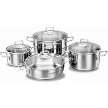 Lidyahan Store A1606 Perla 8 Parça Tencere Seti