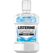Lidyahan Store Advanced White Ağız Bakım Ürünü, Zorlu Lekeleri Giderir, Hafif Tat, Sıfır Alkol, Name Aromalı, 1000ML