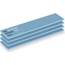Lidyahan Store Tp-3: Üstün Performanslı Termal Ped, 120 x 20 x 1,0 mm (Performans Kaybı Olmadan 2,0 Mm'ye Kadar Istiflenebilir), 4 Adet - Yüksek Performans, Özellikle Yumuşak, Ideal Boşluk Doldurucu, Köprü