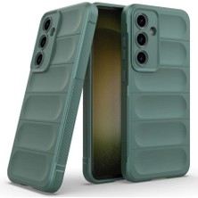HANPORIUM Samsung Galaxy S26 Plus Uyumlu Silikon Kılıf - Kamera Korumalı Esnek Yeni Nesil Airbag Kapak - Yeşil