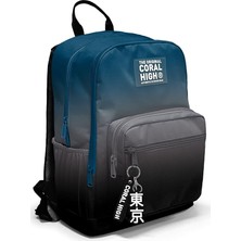 Lidyahan Store High Dört Bölmeli Nefti Gri Ortaokul Çantası - Erkek Çocuk