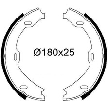 Valeo 564276 Fren Balatası Arka Park Frenı Mercedes S-Class W220 C215 99>06 A2204200520