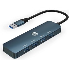 Lidyahan Store 4 Portlu USB 3.0 Hub, 5gbps'ye Kadar, Mac, Pc, Mobil HDD (DHC-CT100) Için Usb2.0/usb1.1 ile Aşağı Uyumluluk