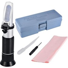 Lidyahan Store Wort Için Refraktometre, Bira, Şarap ve Meyve Suyu Için Refraktometre Atc Brix 1,000-1,130, Brixmeter Çift Ölçekli Özgül Ağırlık 1.000-1,130 ve Brix% 0-32