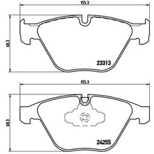 Valeo 671027 Fren Balatası On Bmw E90 E91 E92 E93 E84 34116780711