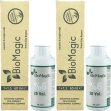 Lidyahan Store Koyu Kumral Organik Amonyaksız Saç Boyası 6.00 ve Oksidan 2 Adet