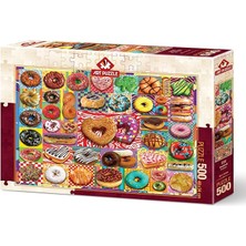 Lidyahan Store Puzzle Donutlar 500 Parça Puzzle