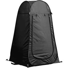 Lidyahan Store Kamp - Büyük Duş Wc Soyunma Çadırı - Otomatik - 150X150X190CM - Siyah