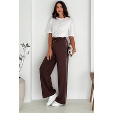 Noa Noa Kadın Lastikli Bel Bağcıklı Bol Paça Pantolon – Rahat & Minimal Stil