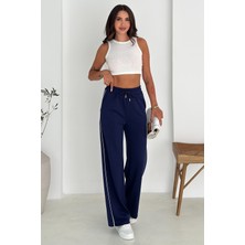 Noa Noa Kadın Lastikli Bel Bağcıklı Bol Paça Pantolon – Rahat & Minimal Stil