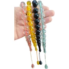 PAZAAR59 Maskot Toz Kehribar 4 adet Tesbih