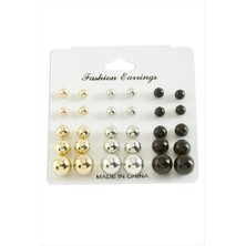 Hg.Aksesuar Inci Küpe 30 Adet