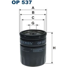 A3 Fıltron OP537 Yağ Filtresi Uno 95 > Tıpo 1.4-1.6ıe 89-95 -Panda-Punto 4212109-7689285