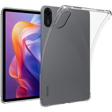 Kip GSM Xiaomi Redmi Pad 2 Uyumlu Kılıf Kamera Çıkıntılı Kristal Şeffaf Kaymaz Silikon Kapak